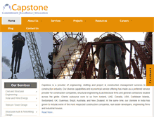 Tablet Screenshot of capstone.co.in